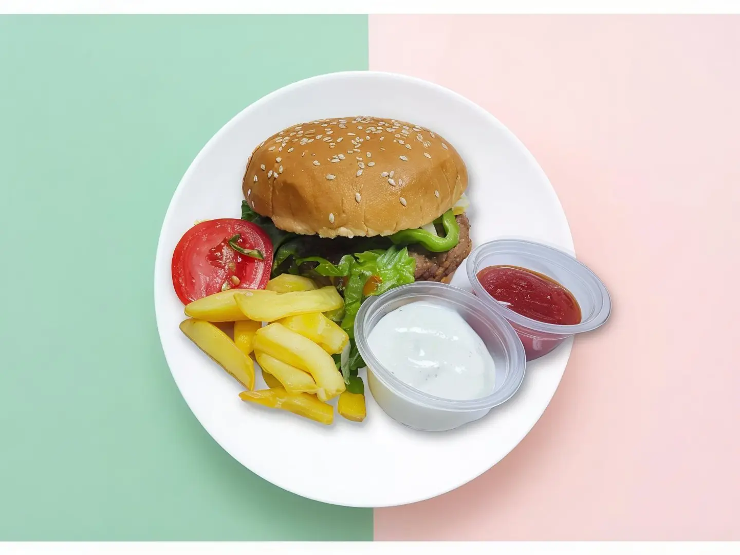 Beef Burger Meal