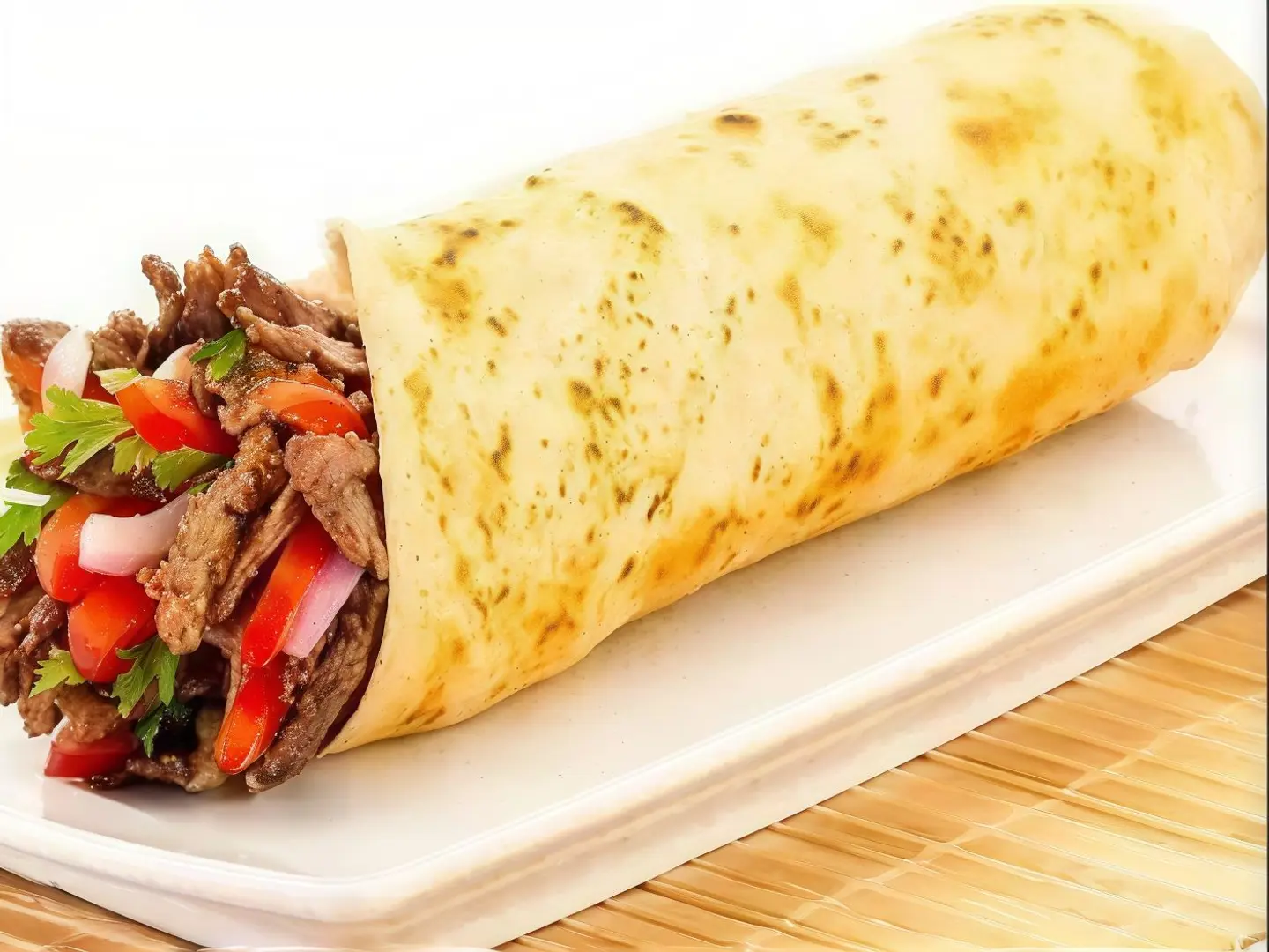 ساندويتش شاورما لحم