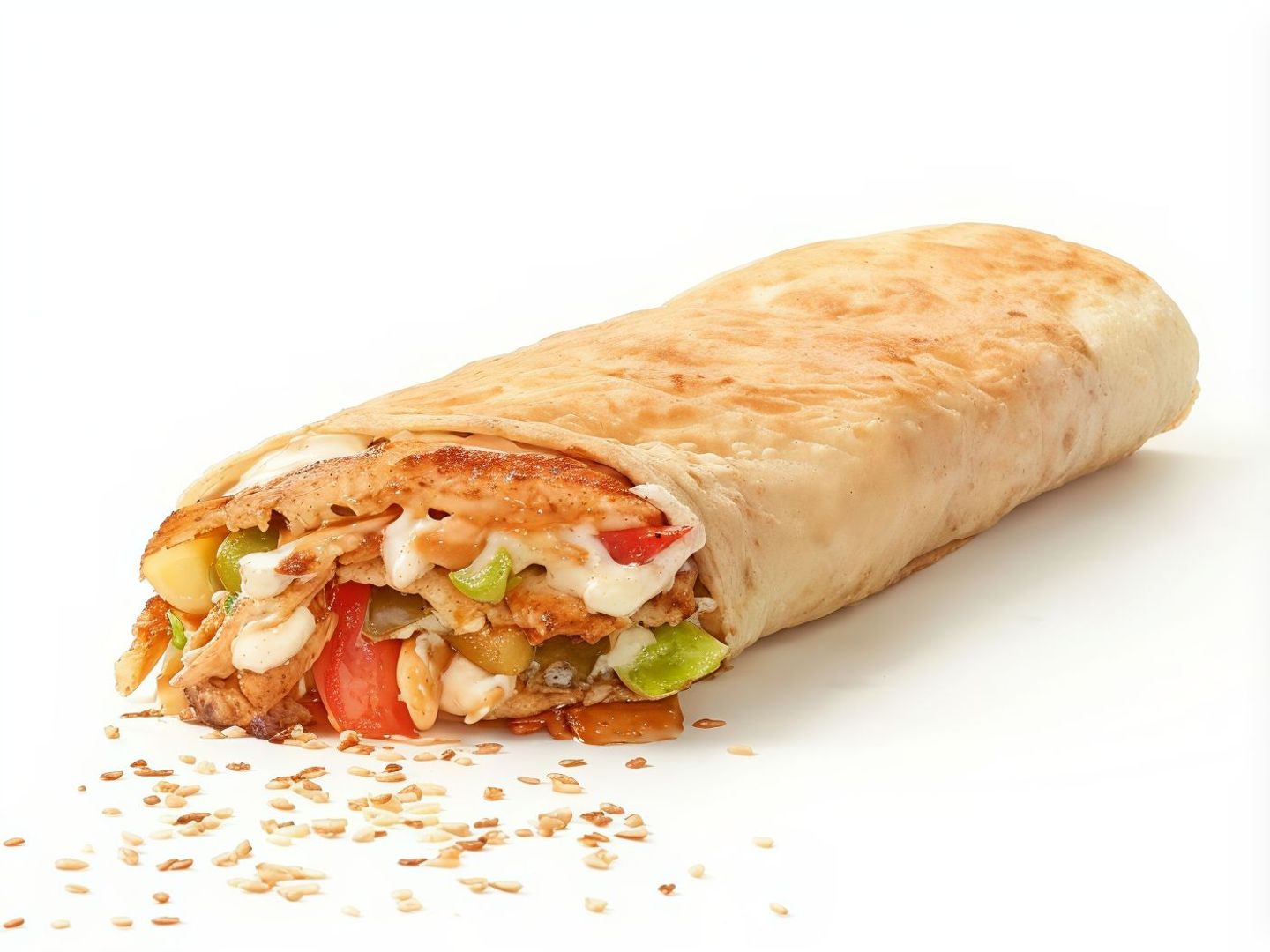 شاورما دجاج كلاسيك بالجبن
