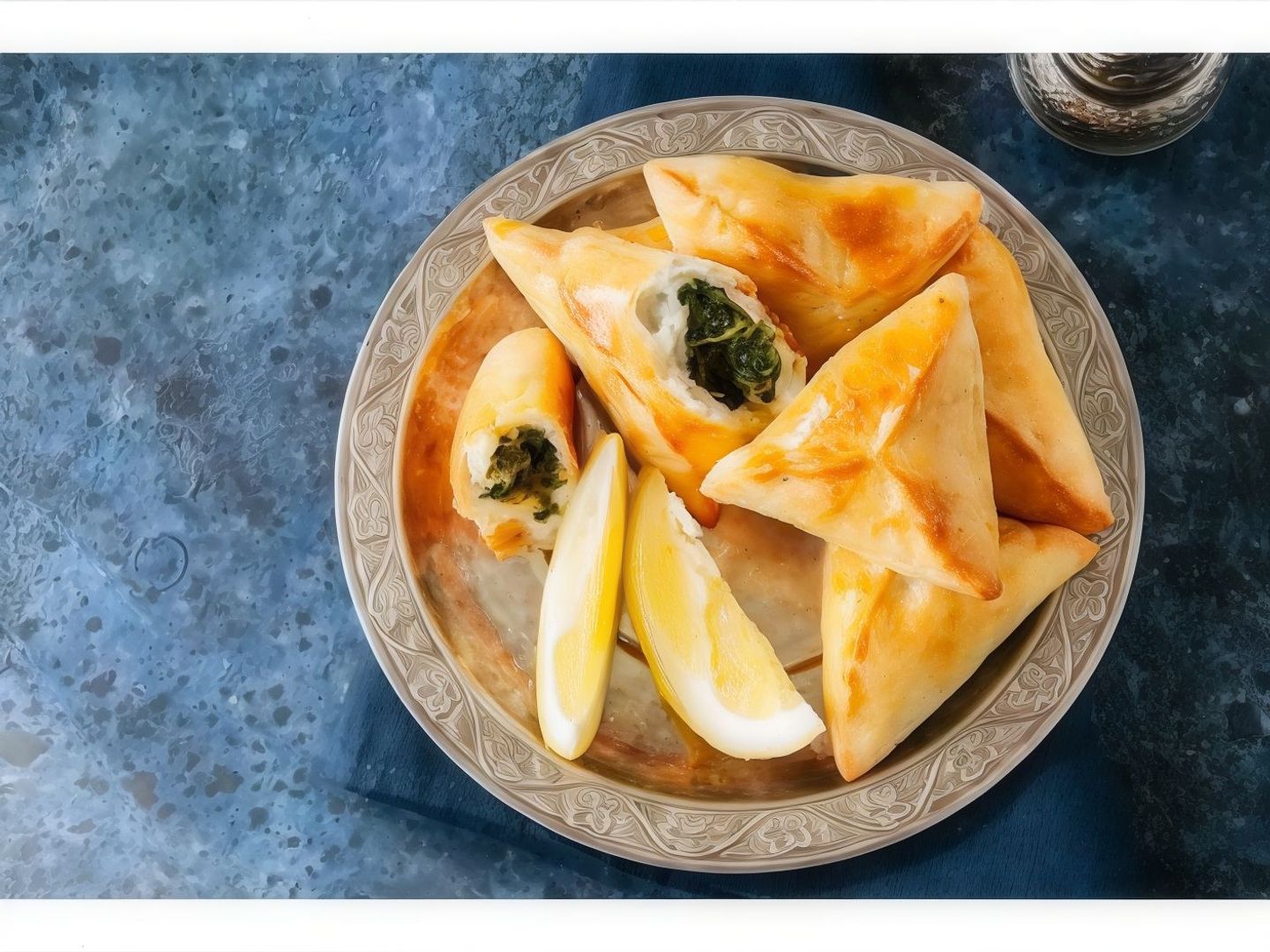 فطيرة سبانخ بالبيض