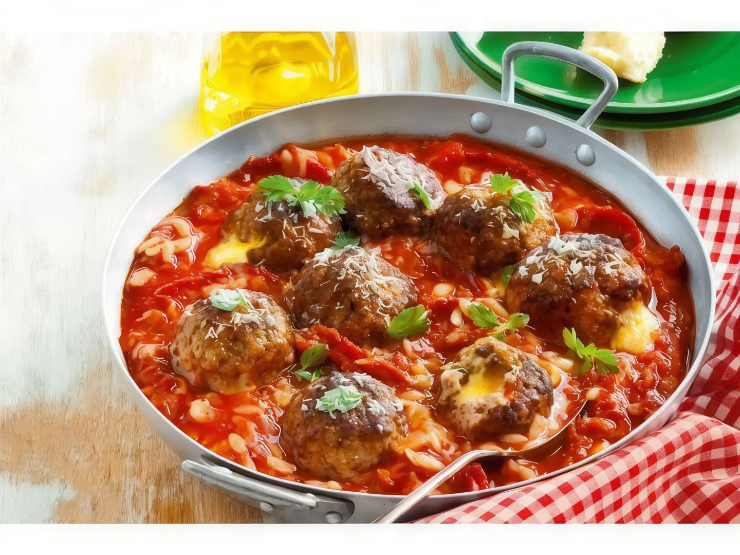 كفتة لحم بالصينية بالجبن