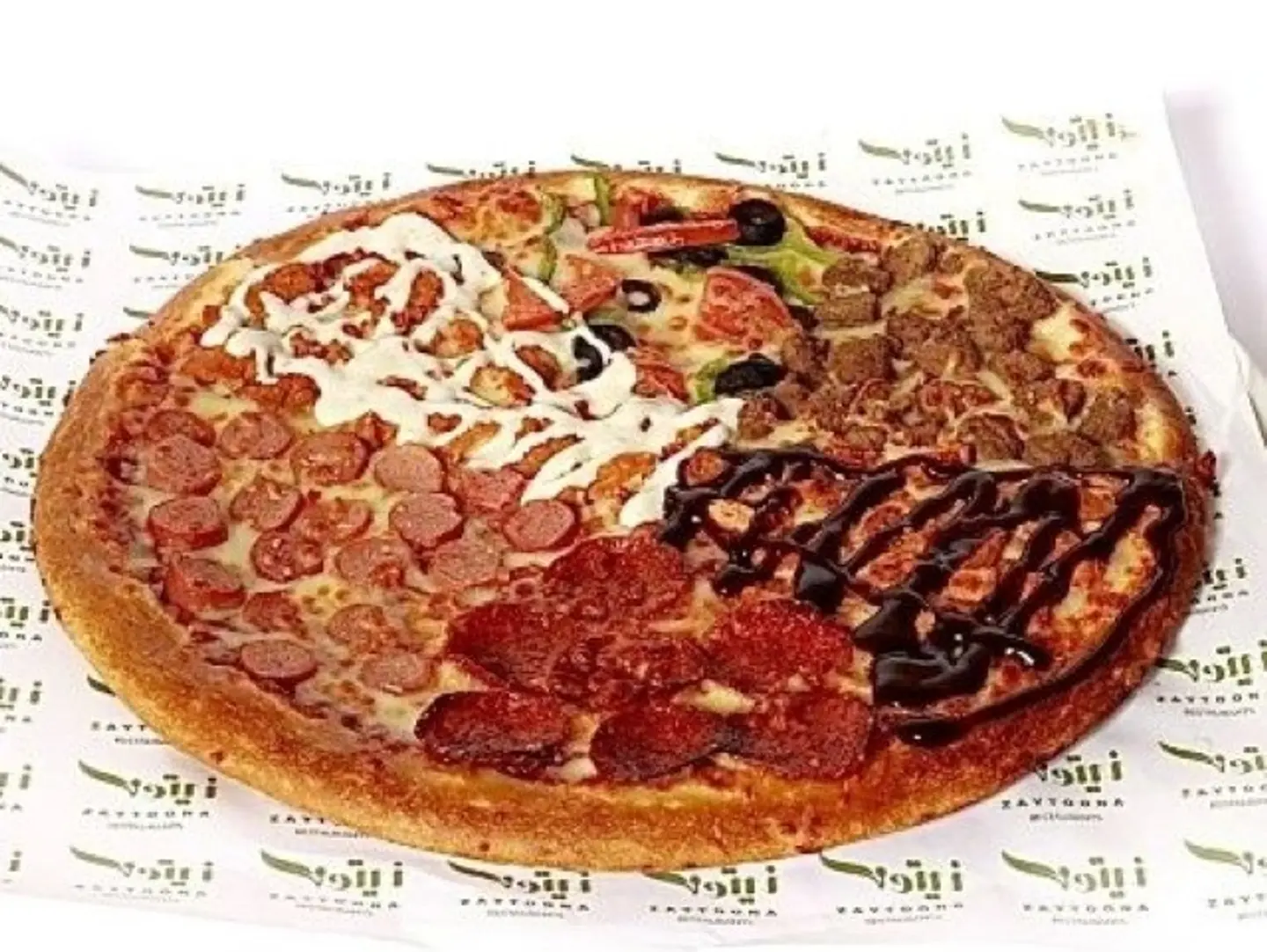 بيتزا سيزر - وسط