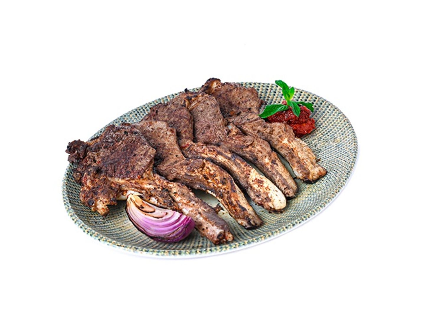 ريش غنم مشوي عالفحم