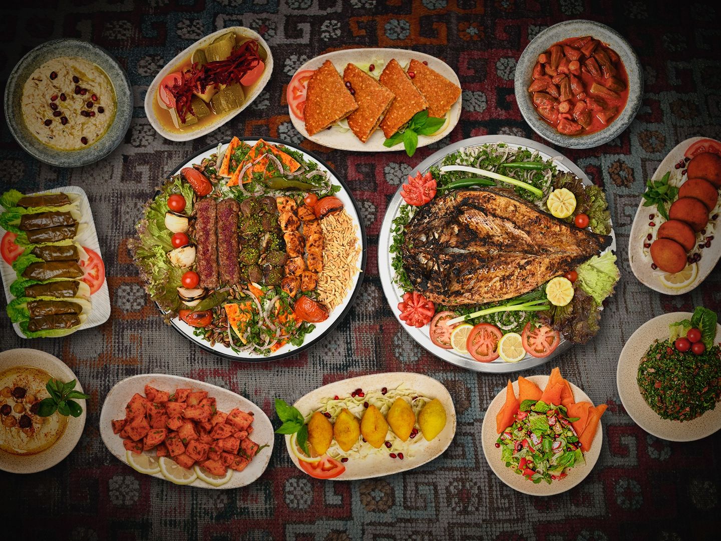 Qattan Fish And Mixed Grill Combo