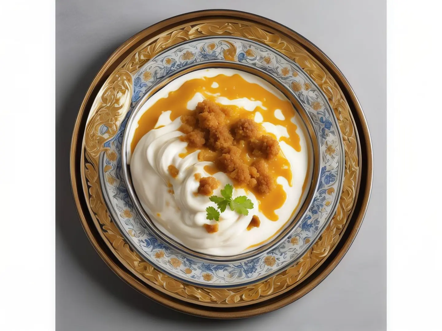 معصوب قشطة مع سمن وعسل