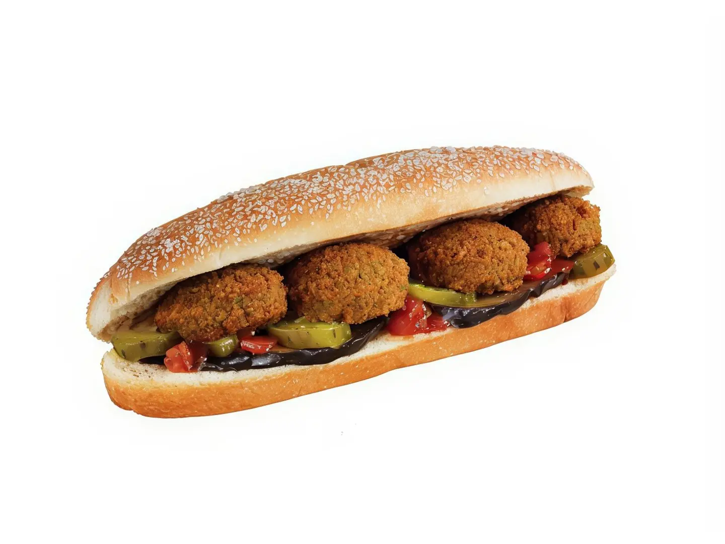 ساندوتش فلافل صامولي