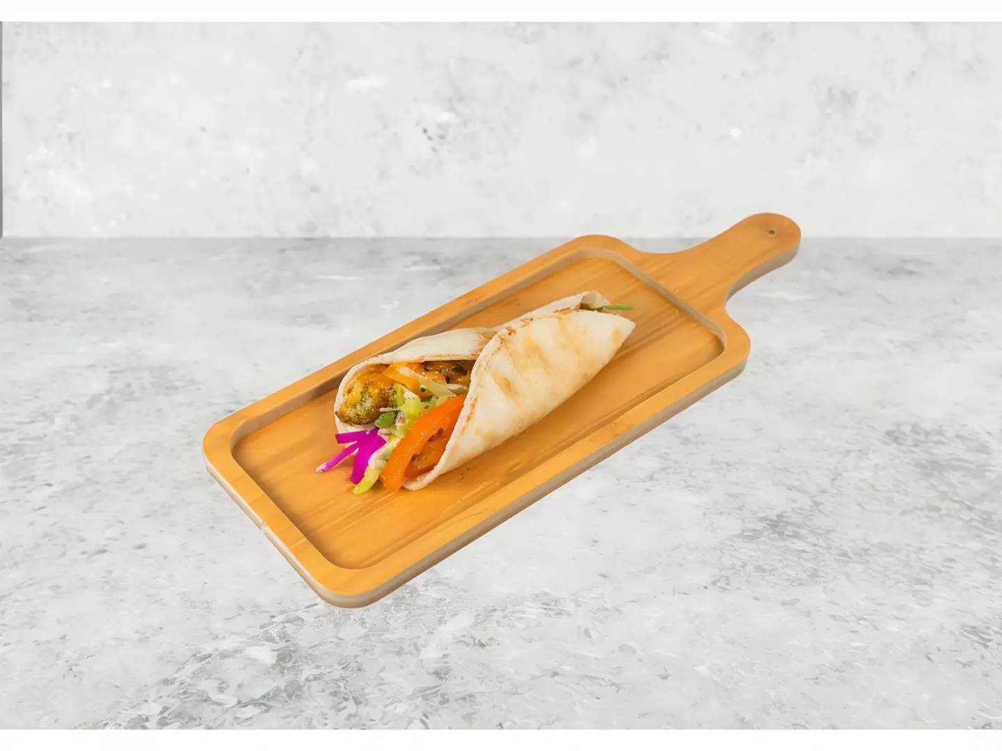 ساندوتش فلافل بيض مقلي صغير