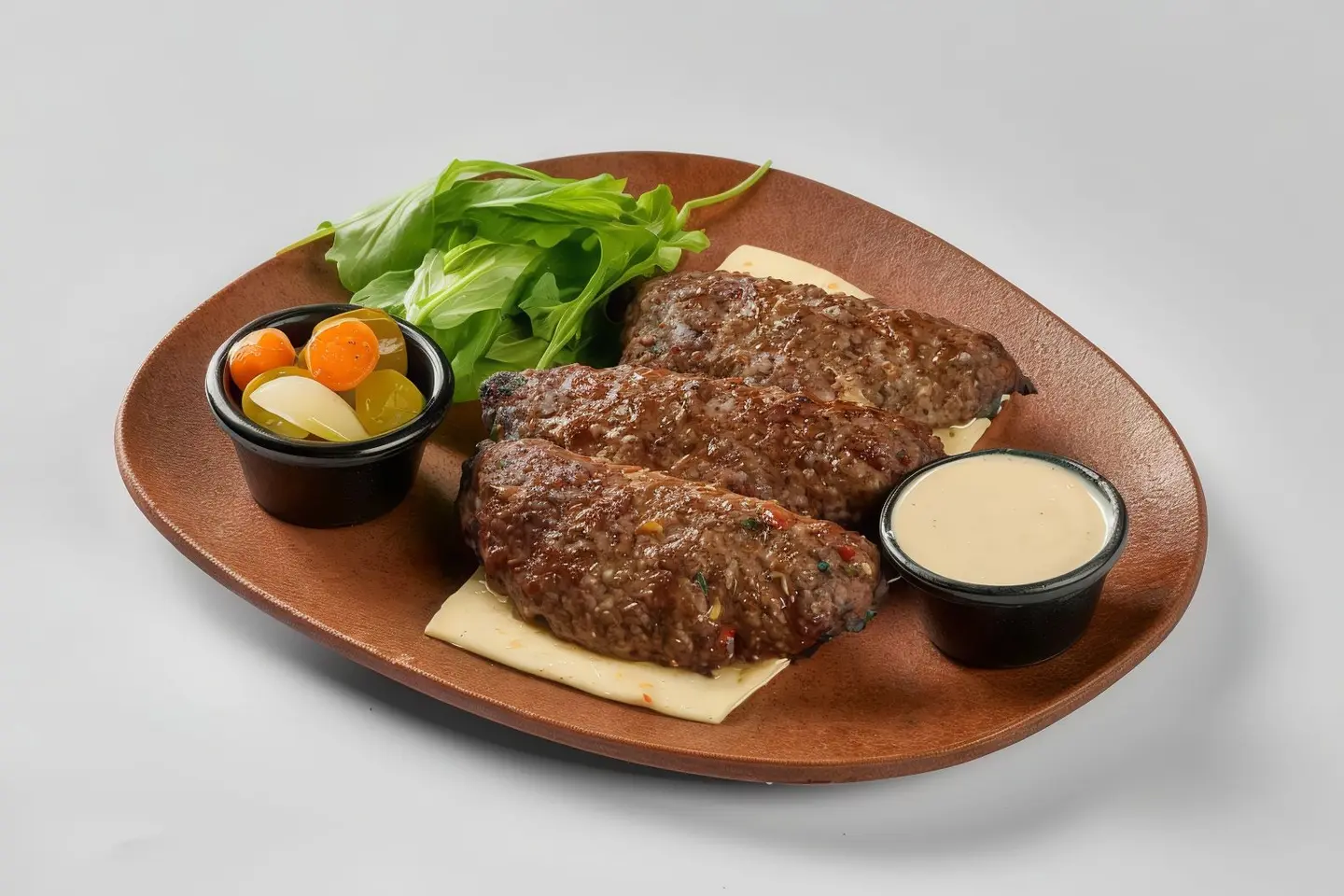 Grilled Kofta With Cheese