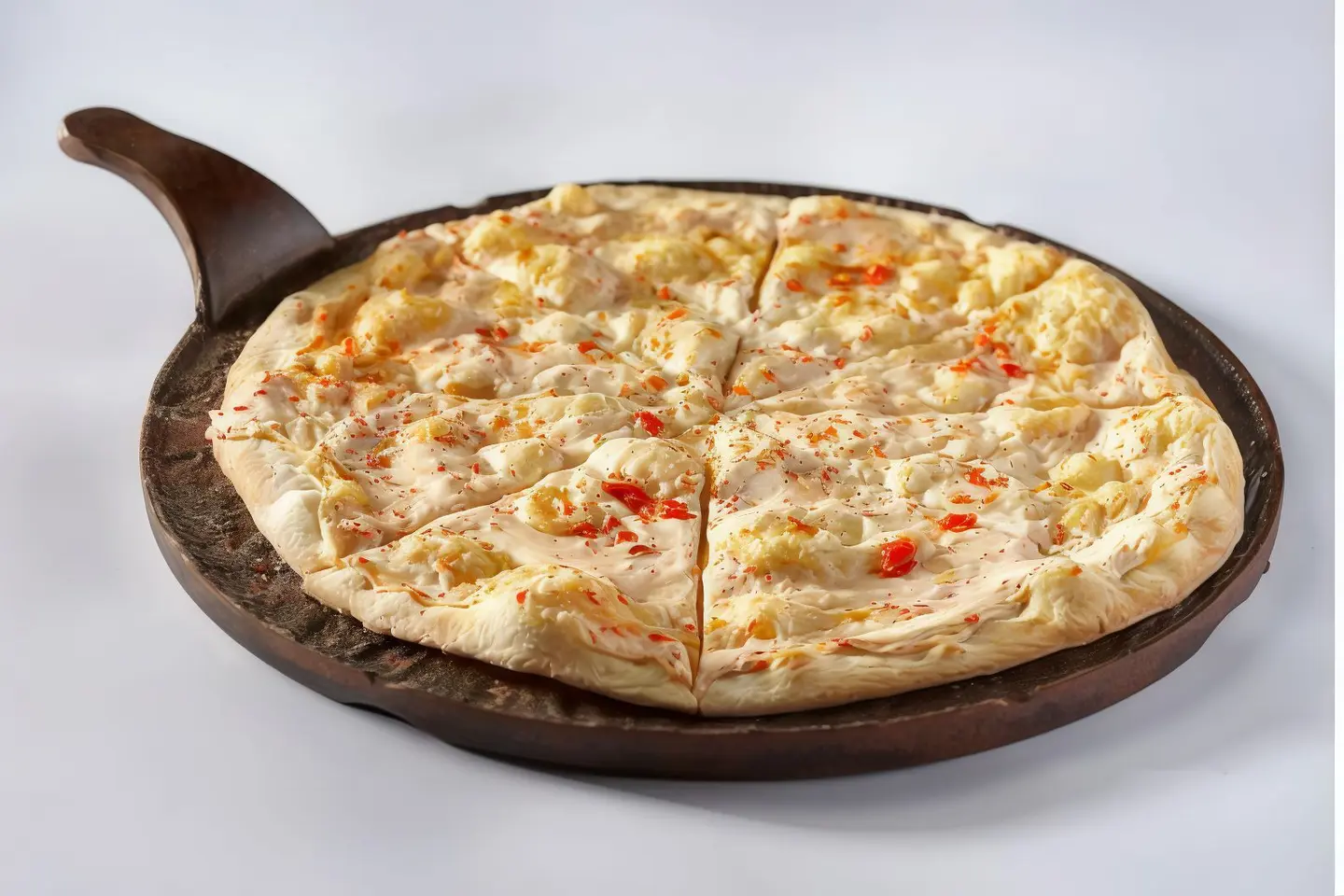 Mankousha Labneh With Red Pepper