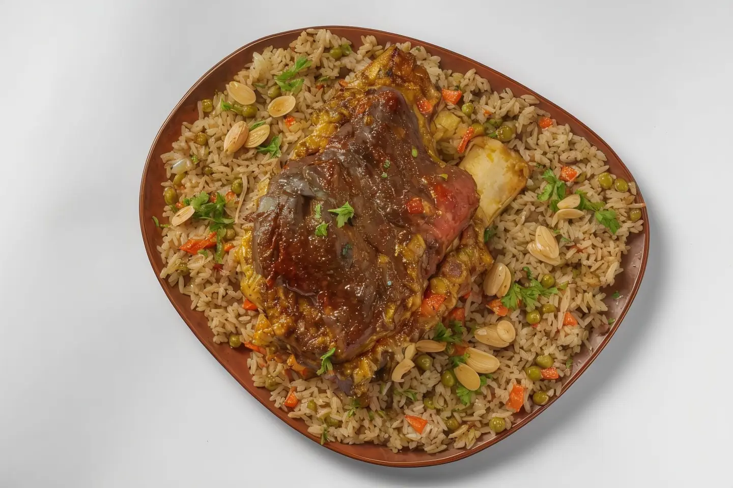 أضلاع خروف محشية أرز