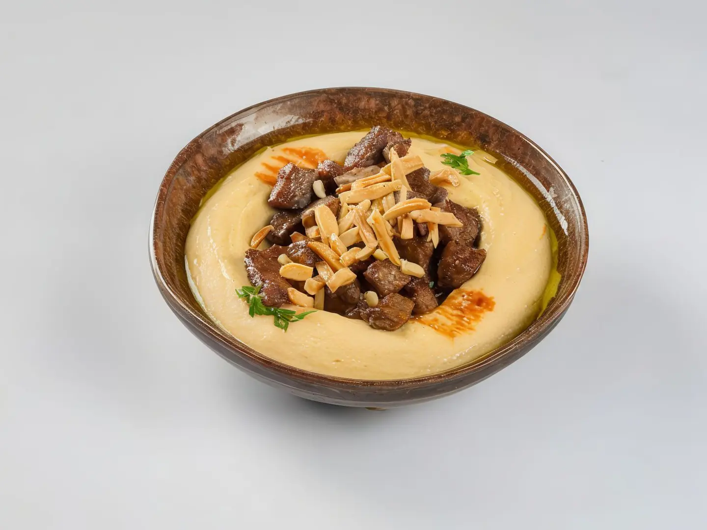 Hummus With Lamb Meat