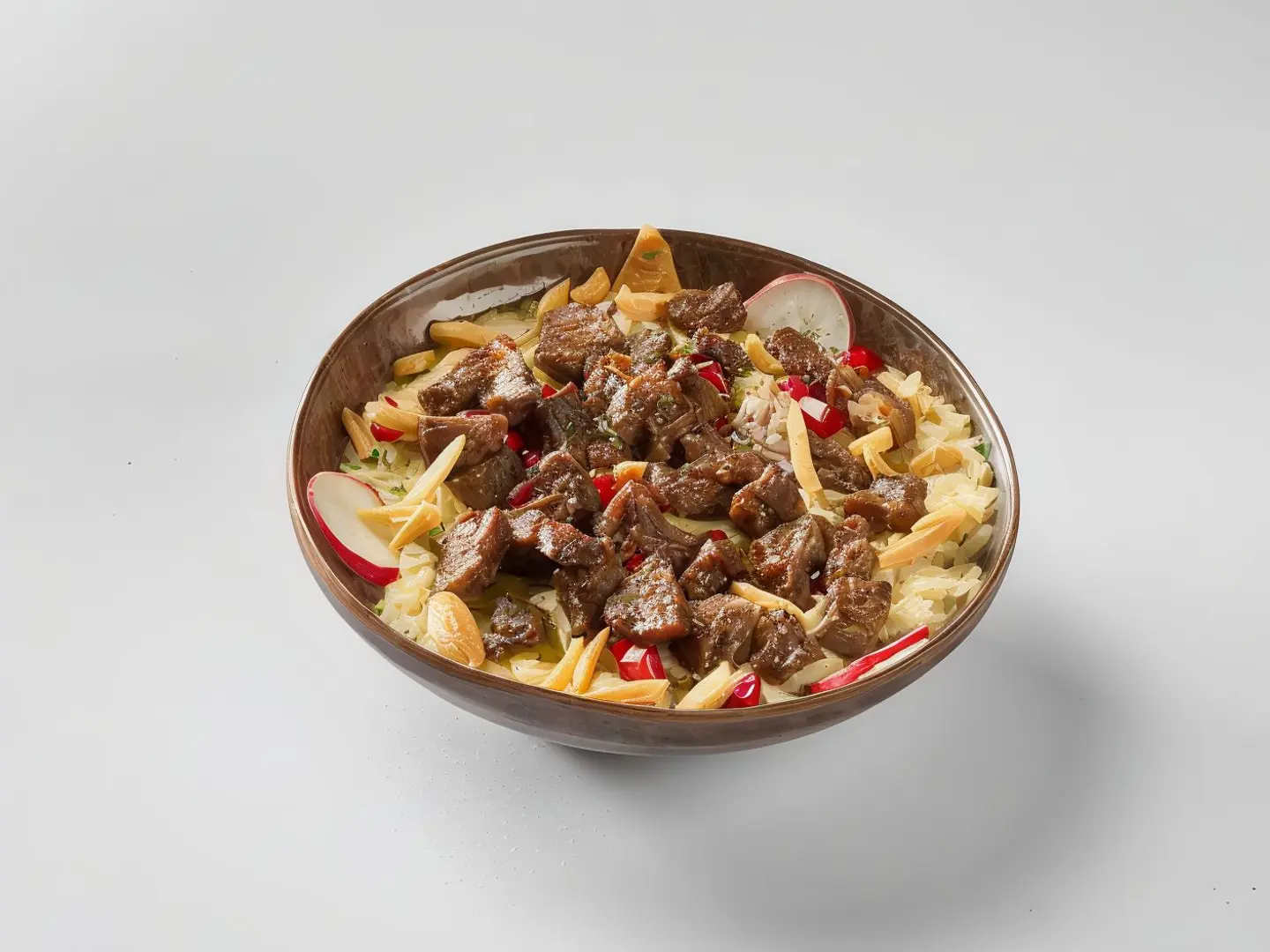 Mutabbal With Meat