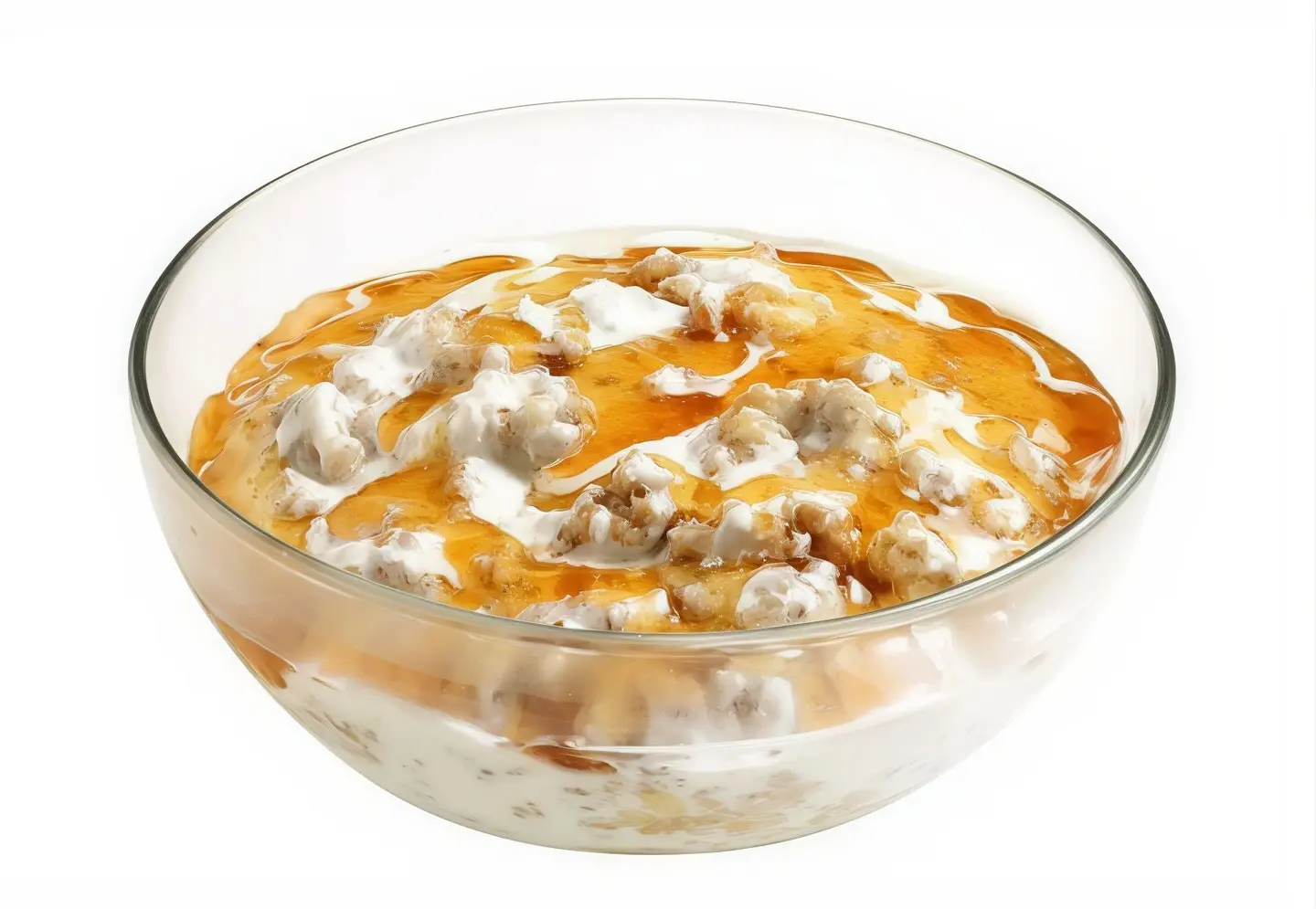 معصوب قشطة مع عسل وسمن