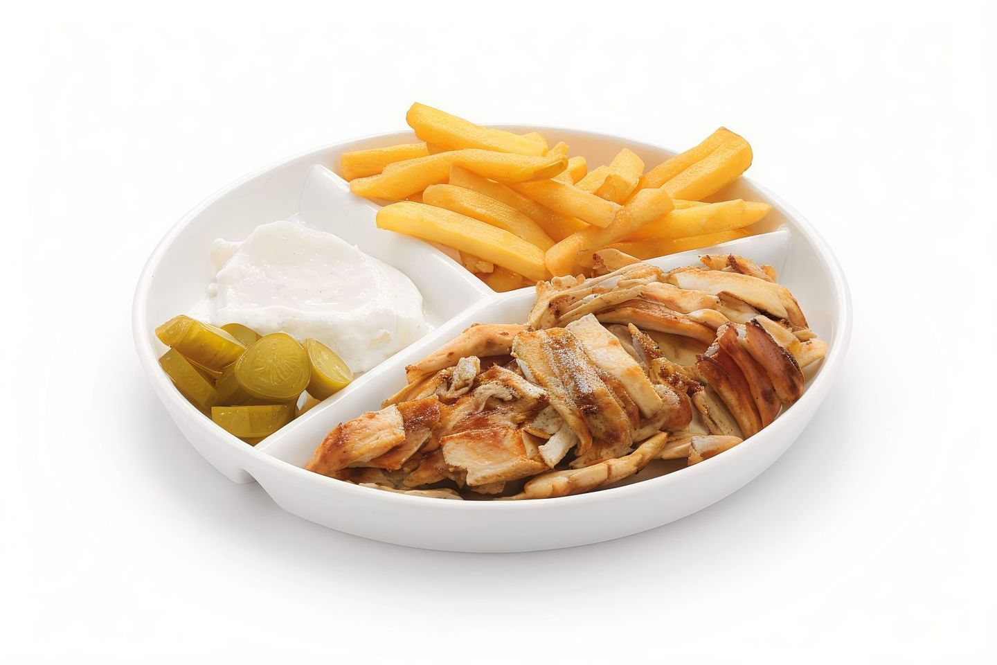 Quarter Kilo Shawarma Farrt Platter
