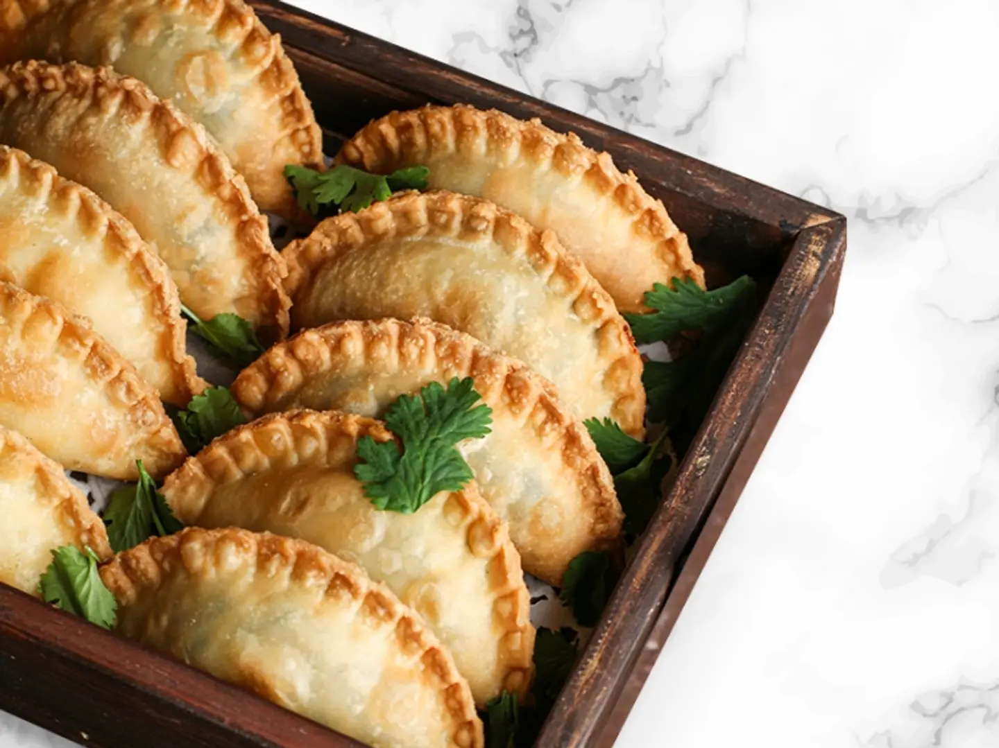 سمبوسة جبن سائل