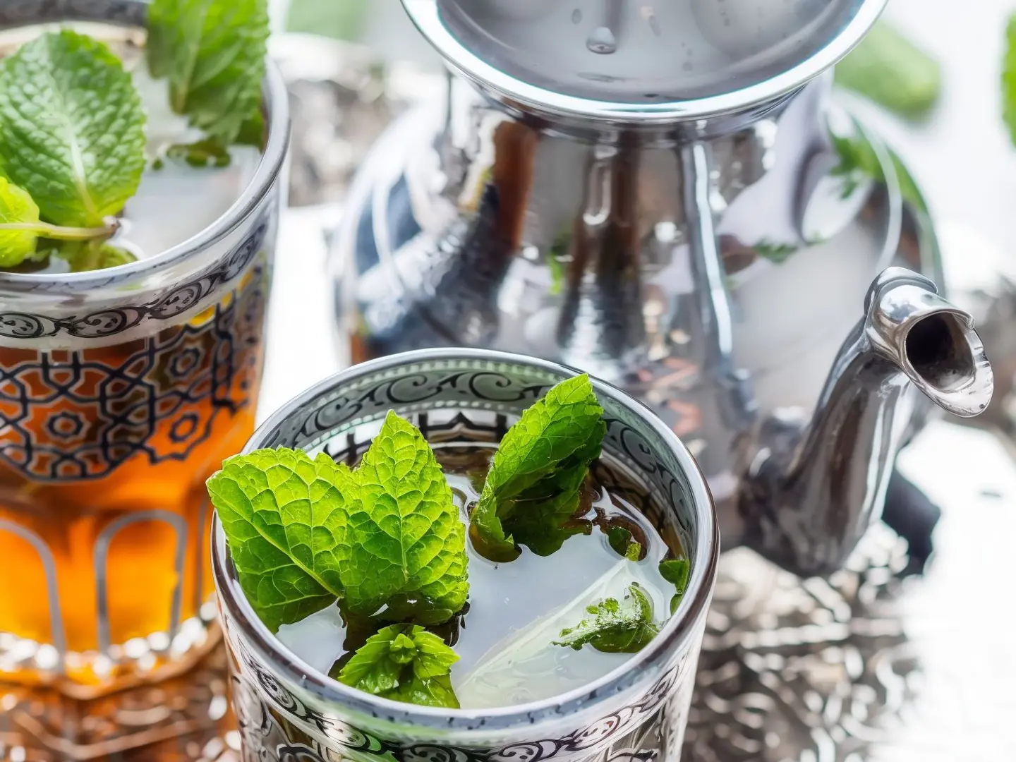 شاي نعناع مغربي