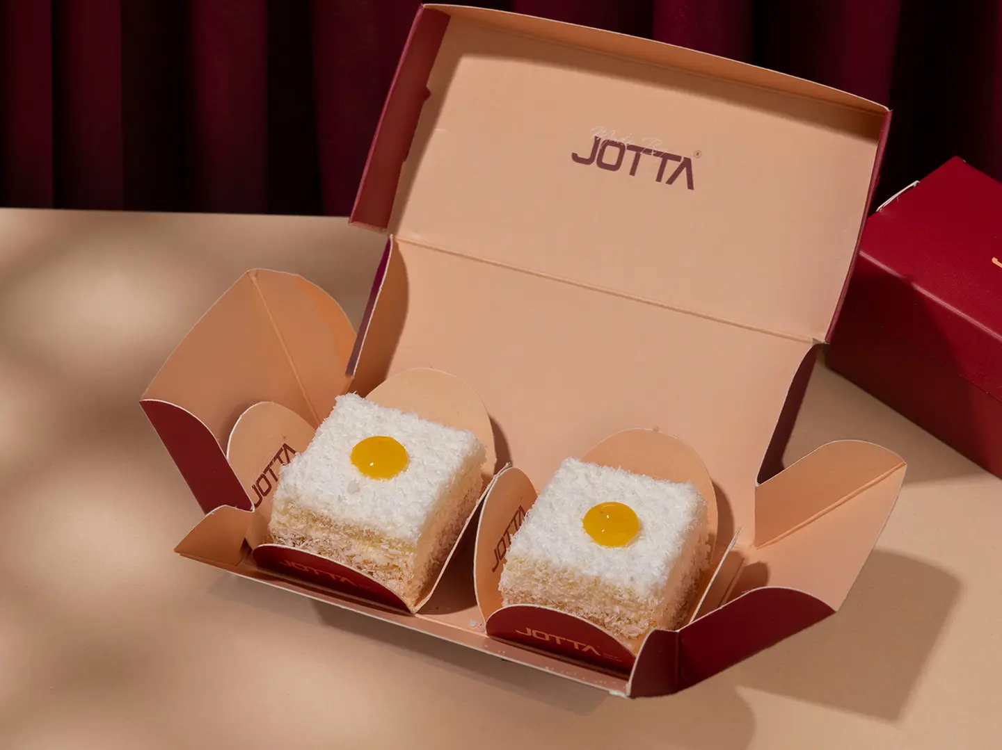 Small Coconut Mango Cake