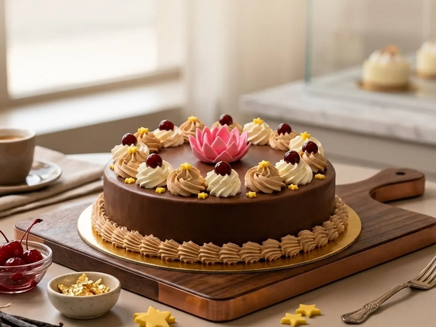 Chocolate Cake Size 24 Cm