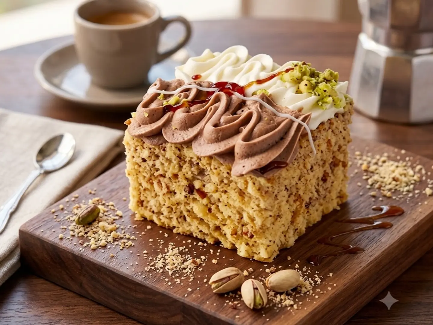 Mixed Square Cake