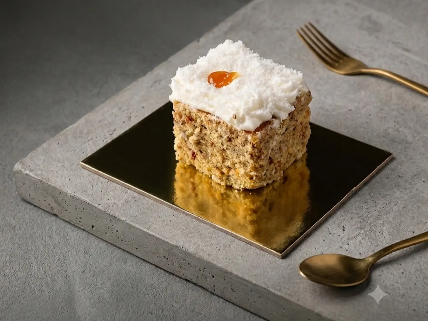 Coconut Square Cake