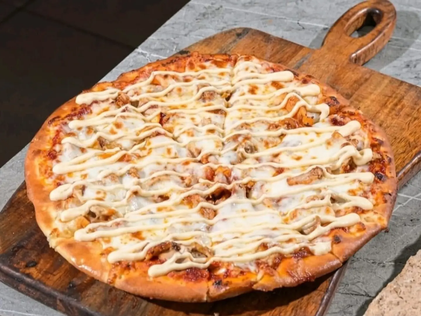 Chicken Pizza Shawarma