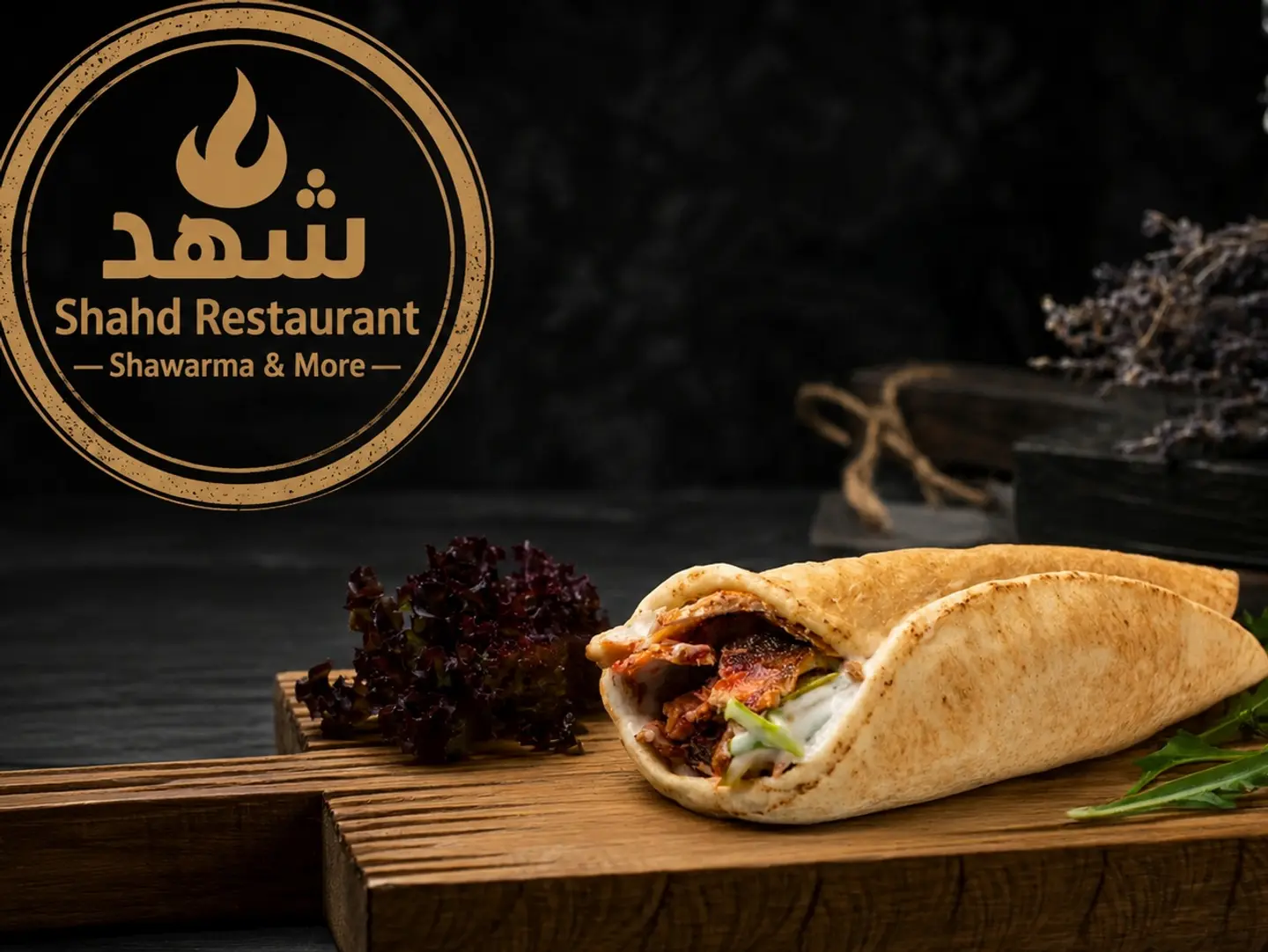 Chicken Shawarma Lebanese Bread
