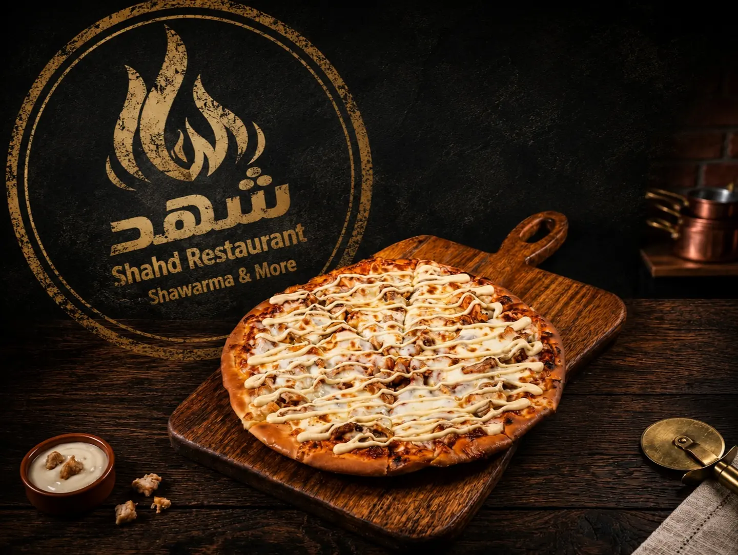 Chicken Pizza Shawarma Big Size
