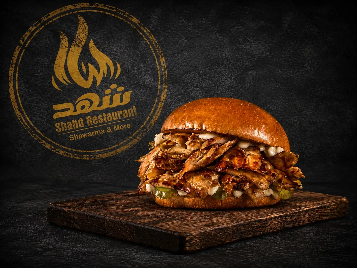 Shawarma Burger Sandwich