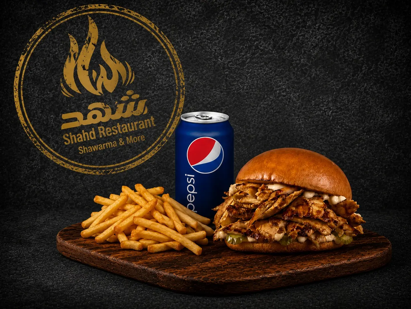 Shawarma Burger Meal