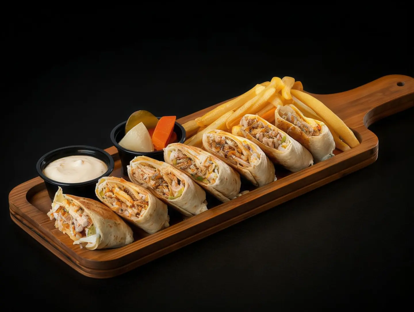 شاورما عربية صغيرة من الفرن 6 قطع