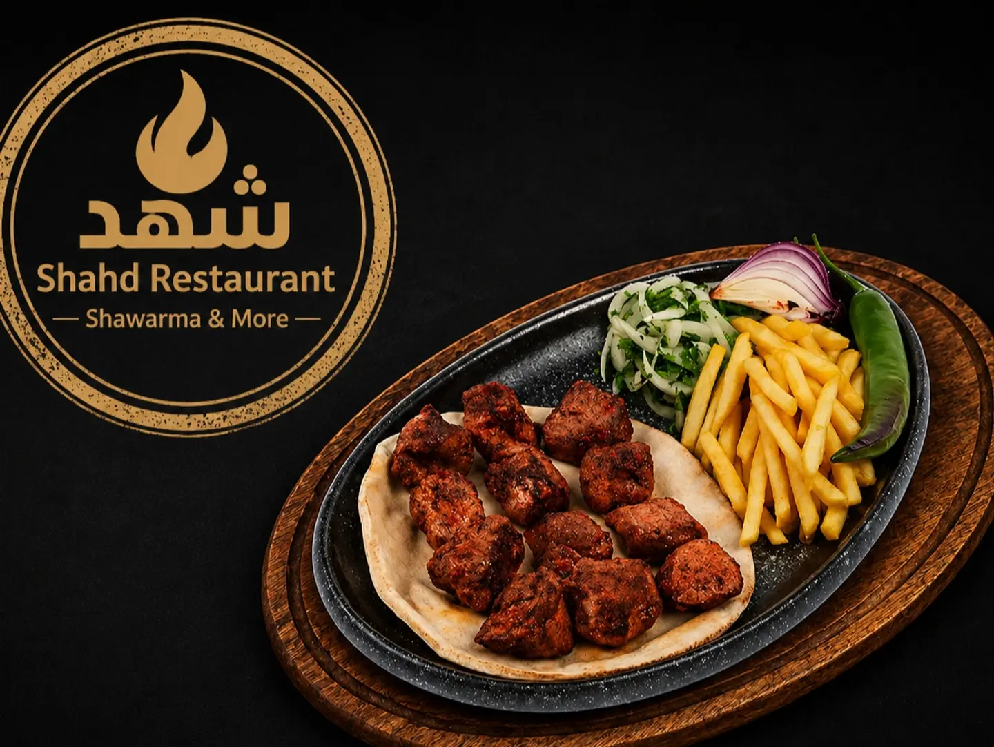 Meat Awsal - 4 Skewers