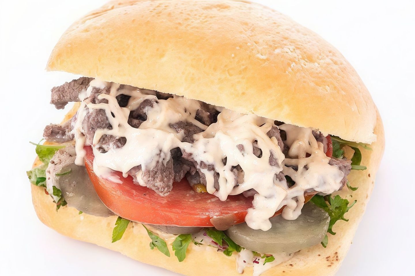Mini Rustique Sandwich Beef Shawarma