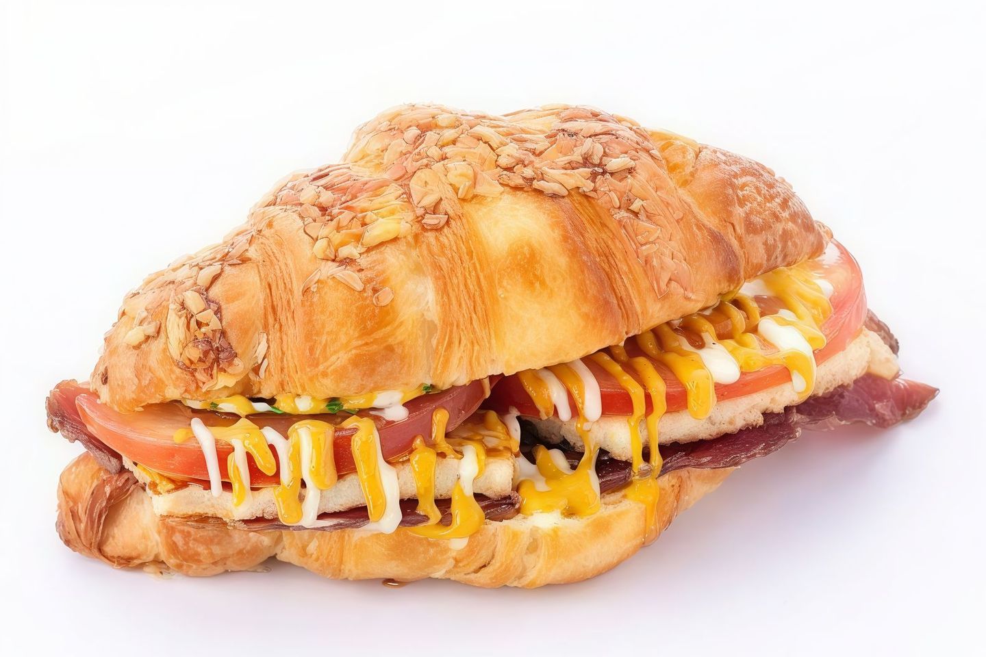 Croissant Sandwich Basturma