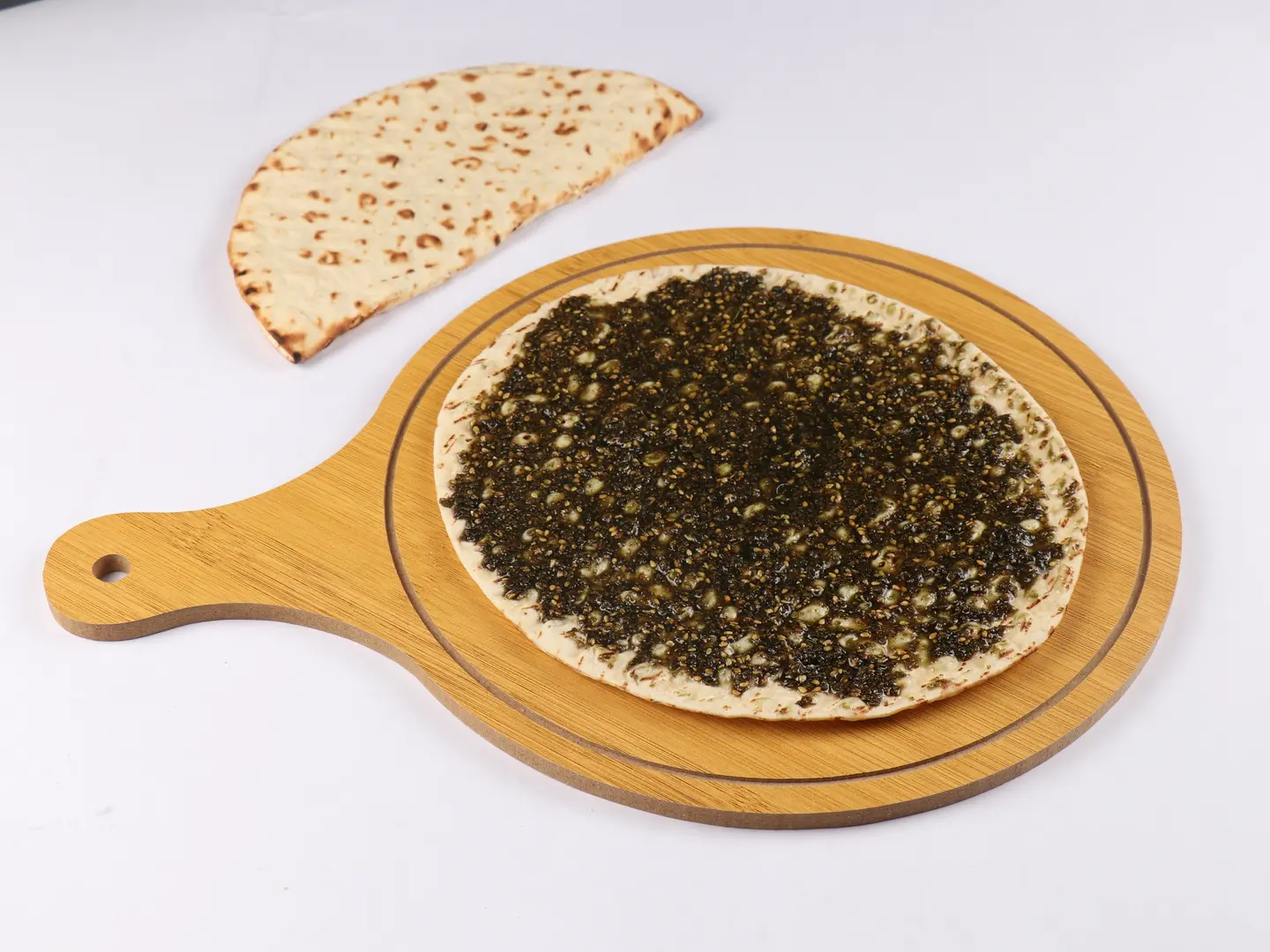 خبز سعودي صاج زعتر