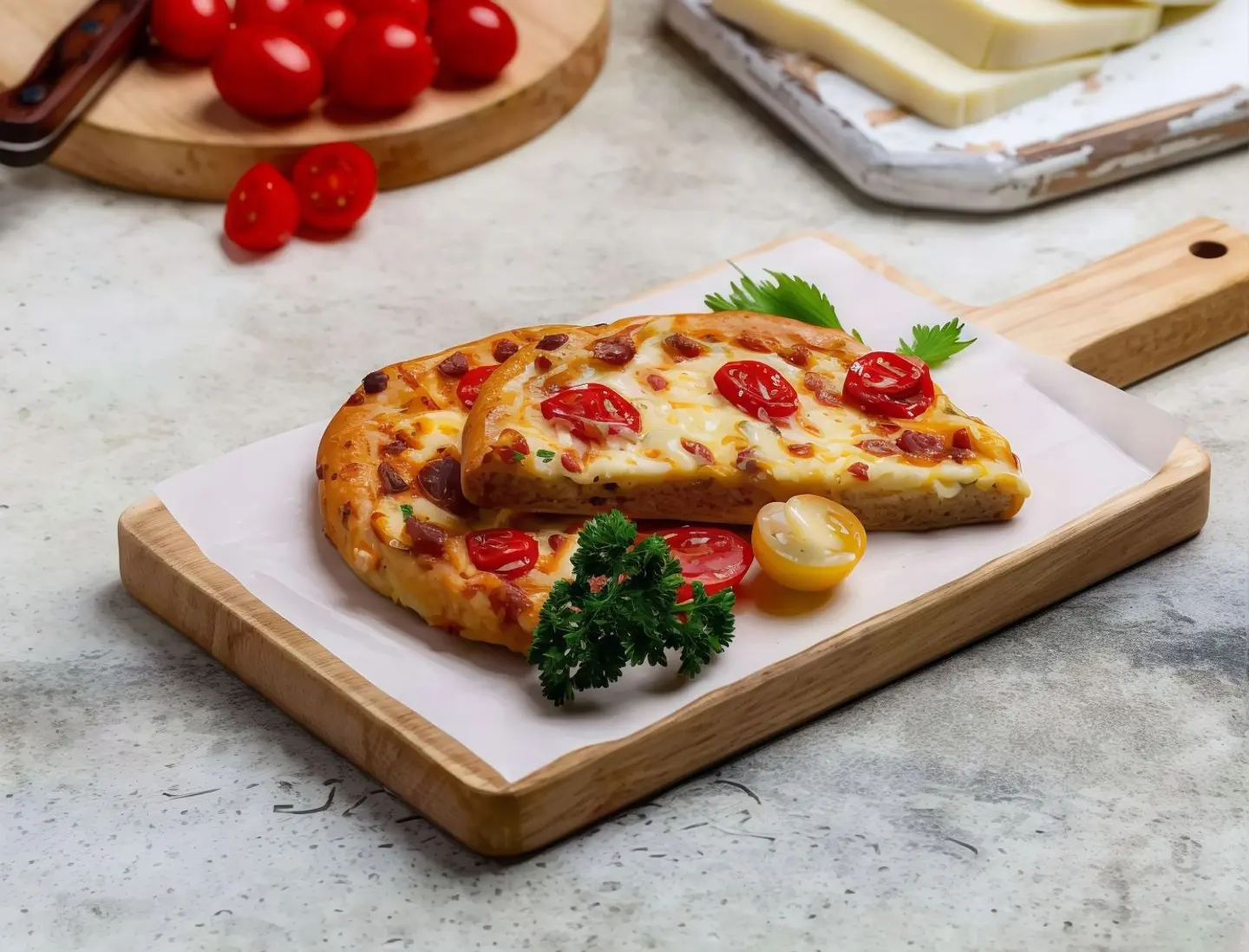 جبن بالطماطم