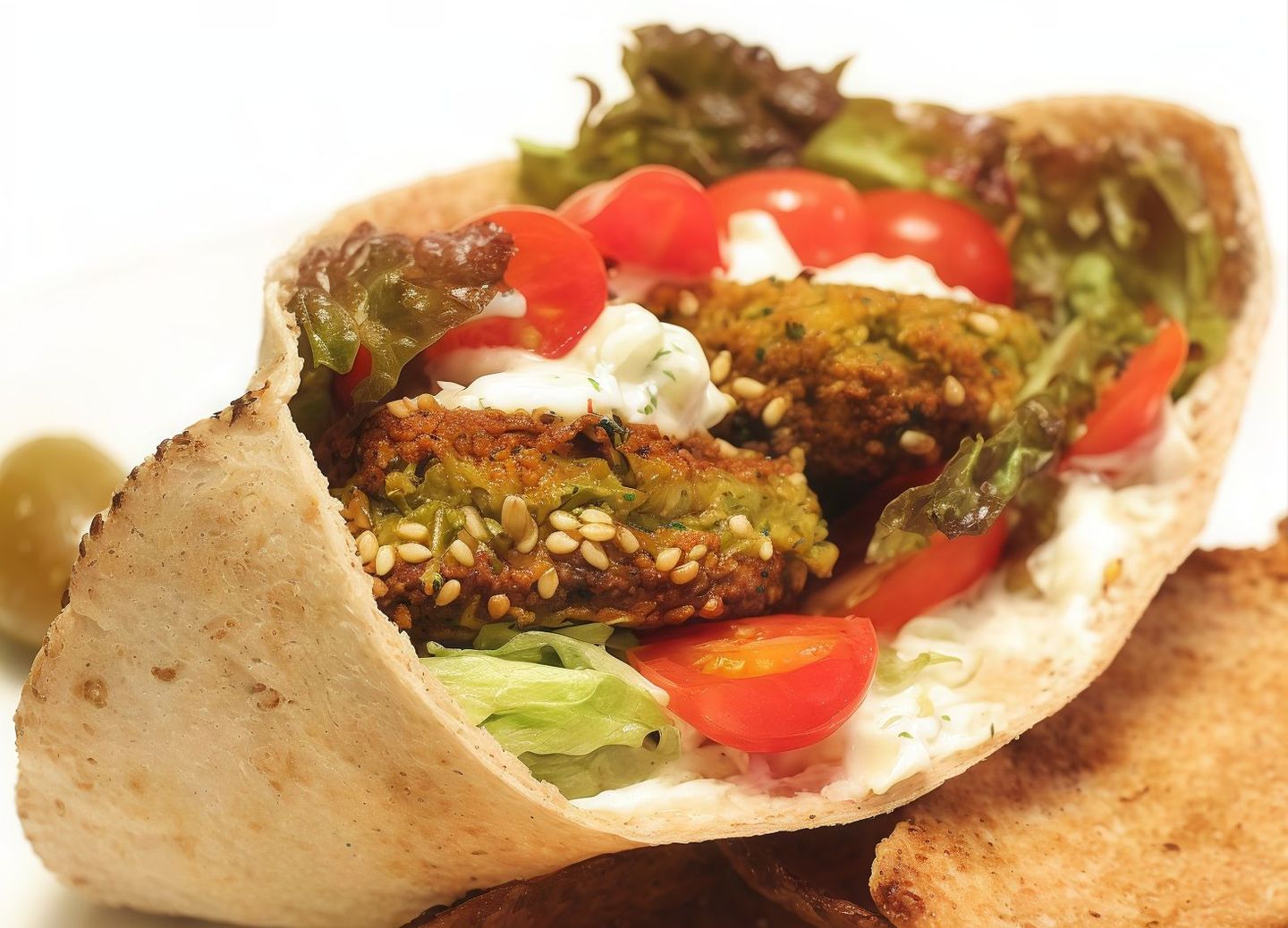 Stuffed Falafel Sandwich
