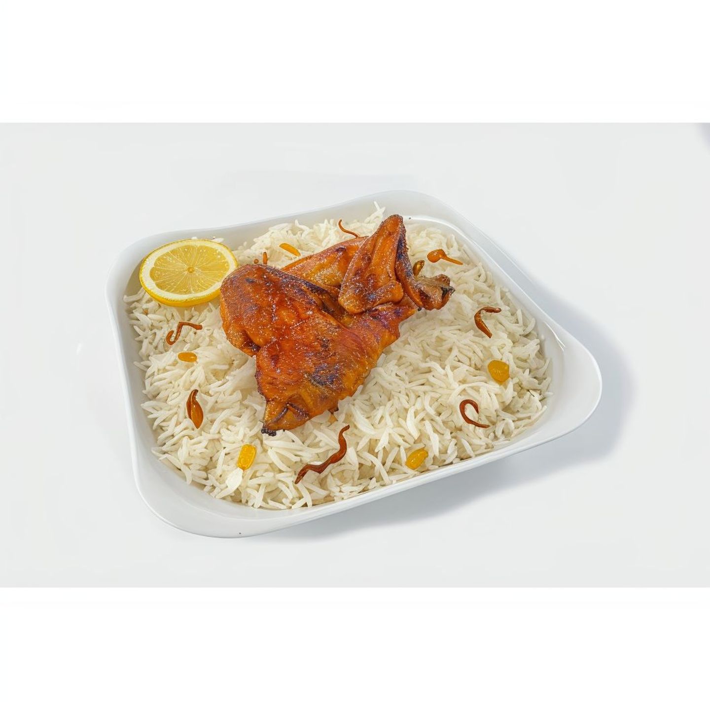 نص مندي مع الرز