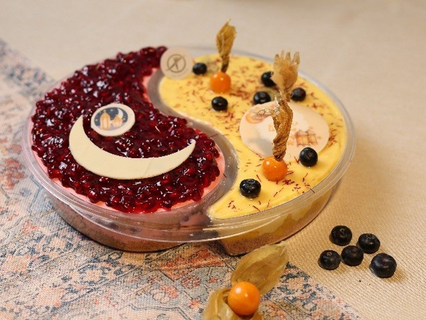 Kunafa Two Flavor (Saffron, Pomegranate)