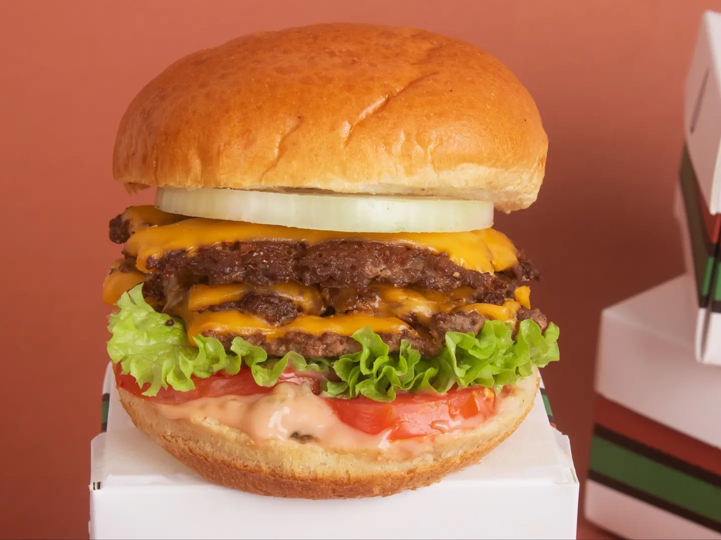 تريبل ديلوكس بيف برجر