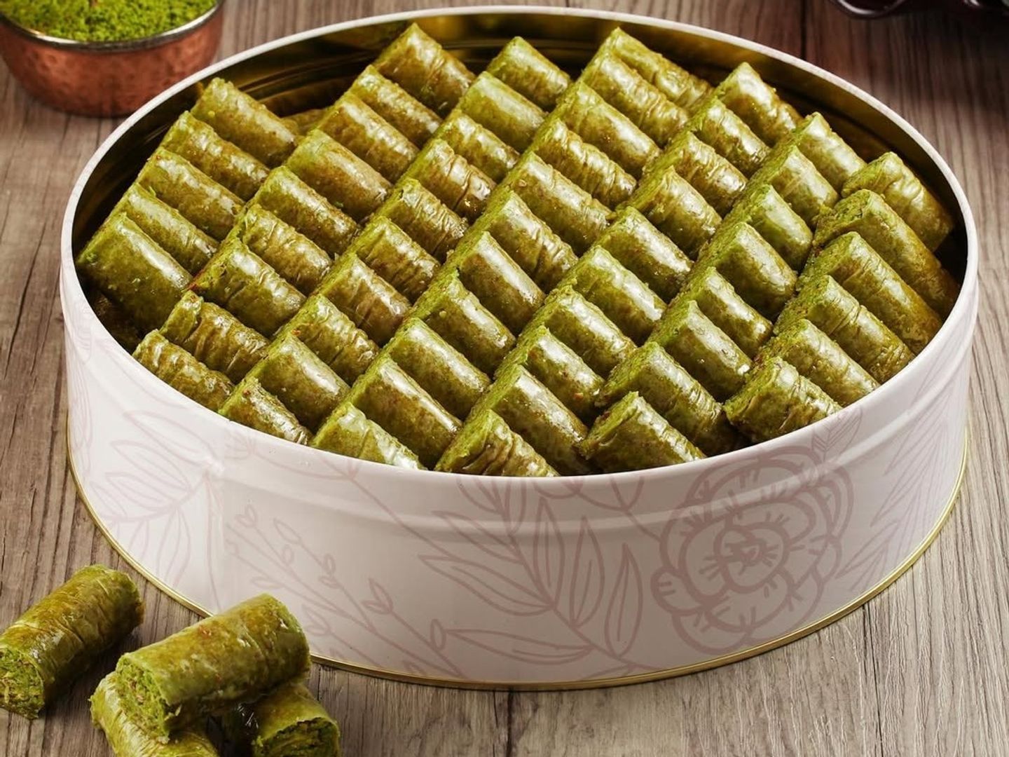 Pistachio Fingers Baklava - 500 Grams