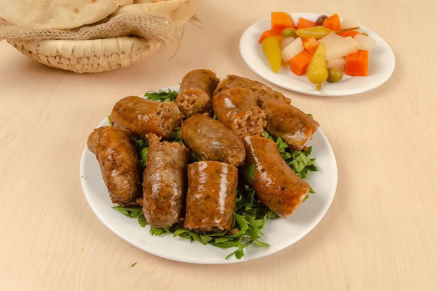وجبة ممبار مع شوربة وارز وسلطه