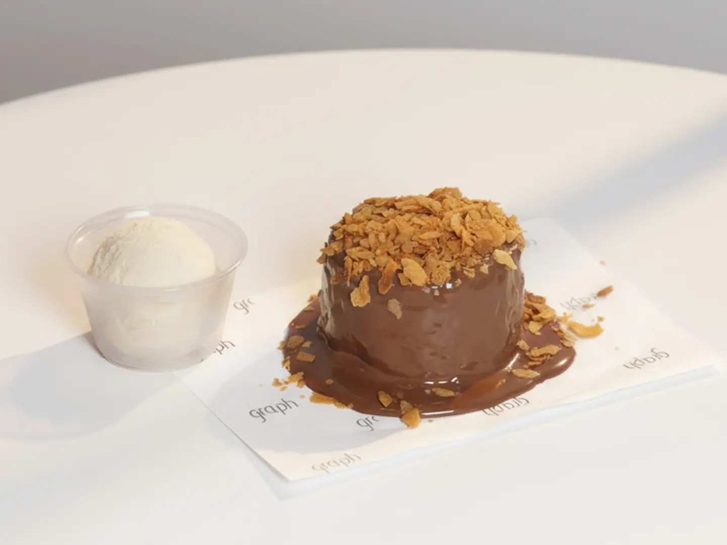 كيكة البودنج بالشوكولاته