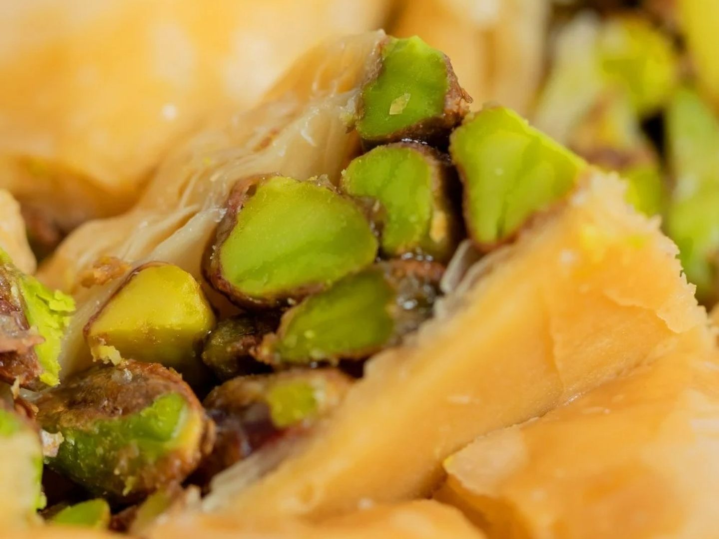 Pistachio Baklawa   Half A Kilo