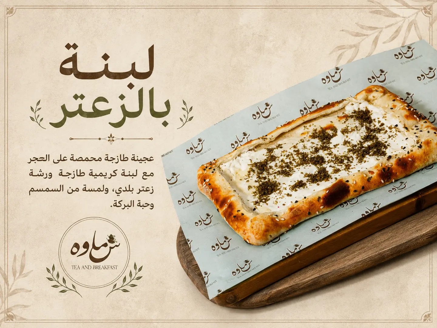 Labneh With Zataar
