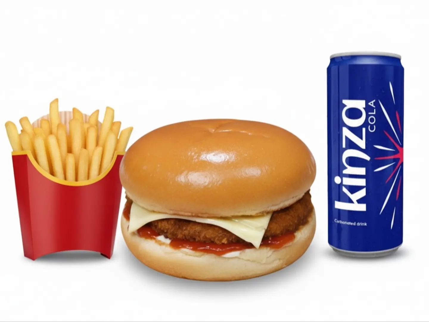 وجبة برجر دجاج