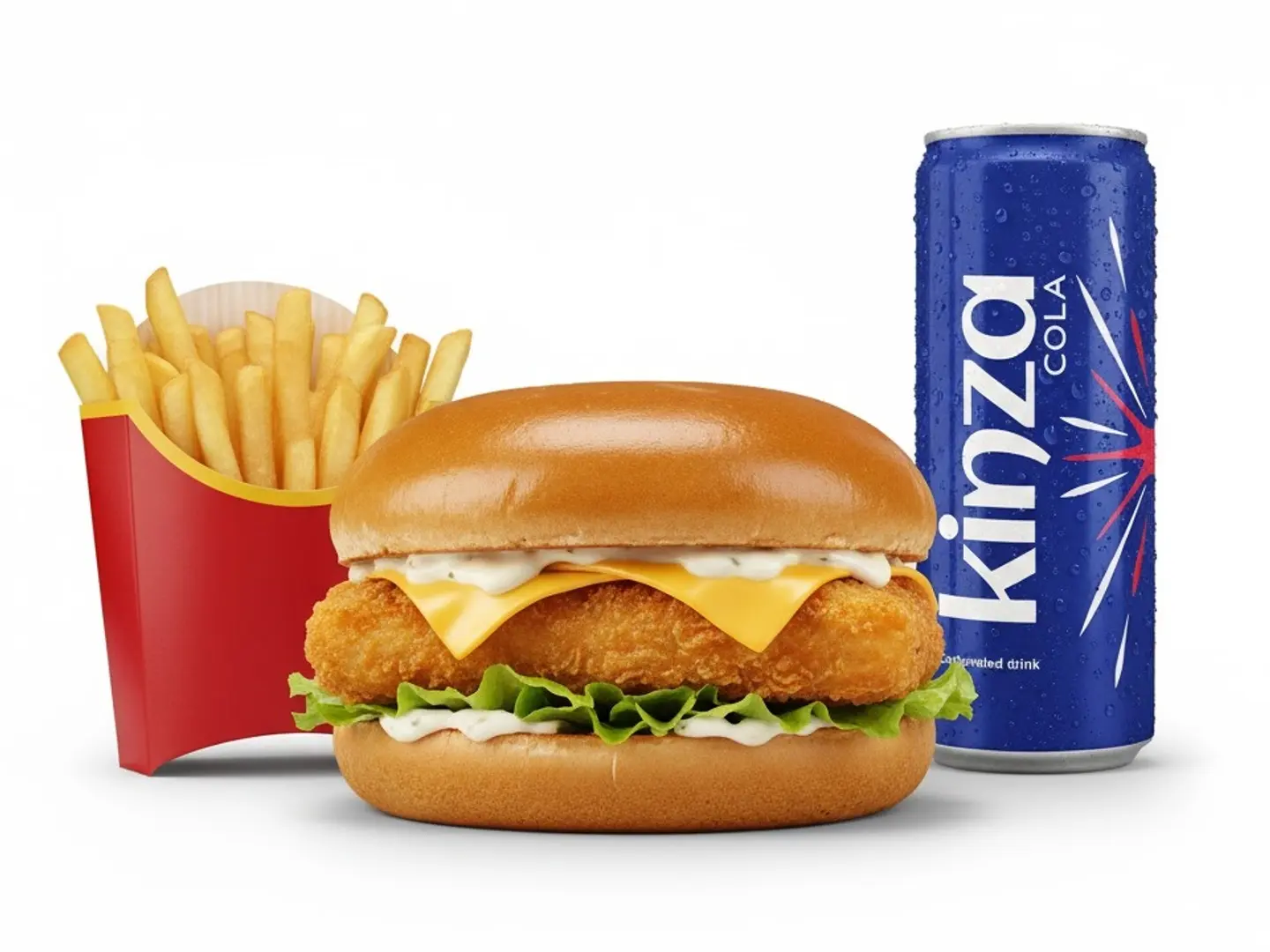 وجبة برجر سمك