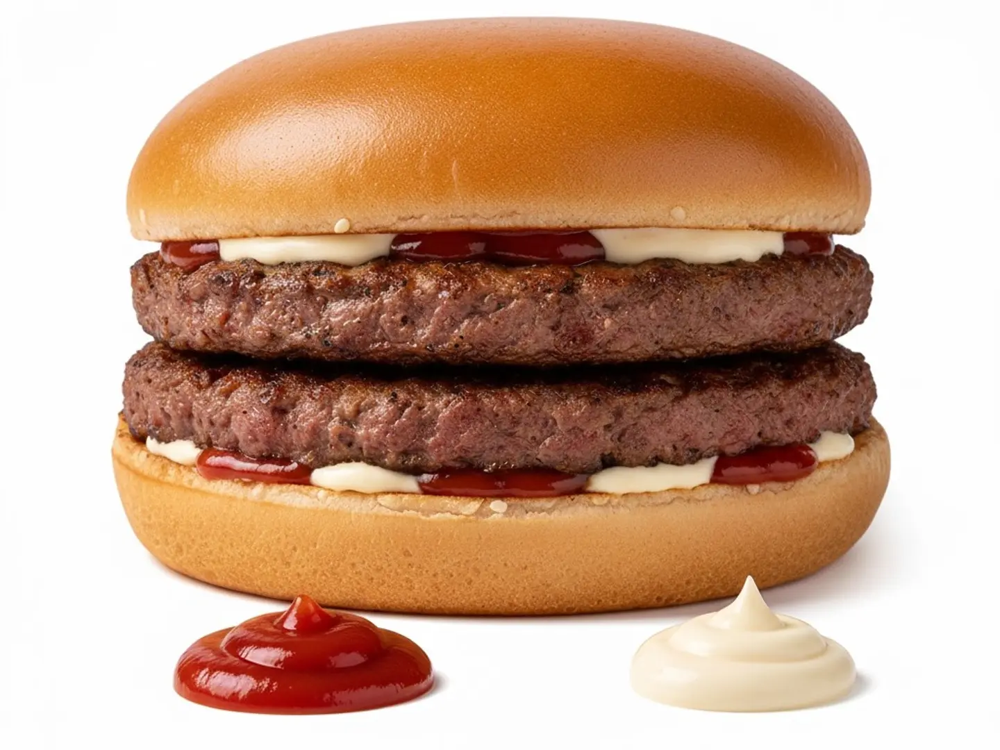 دبل برجر لحم