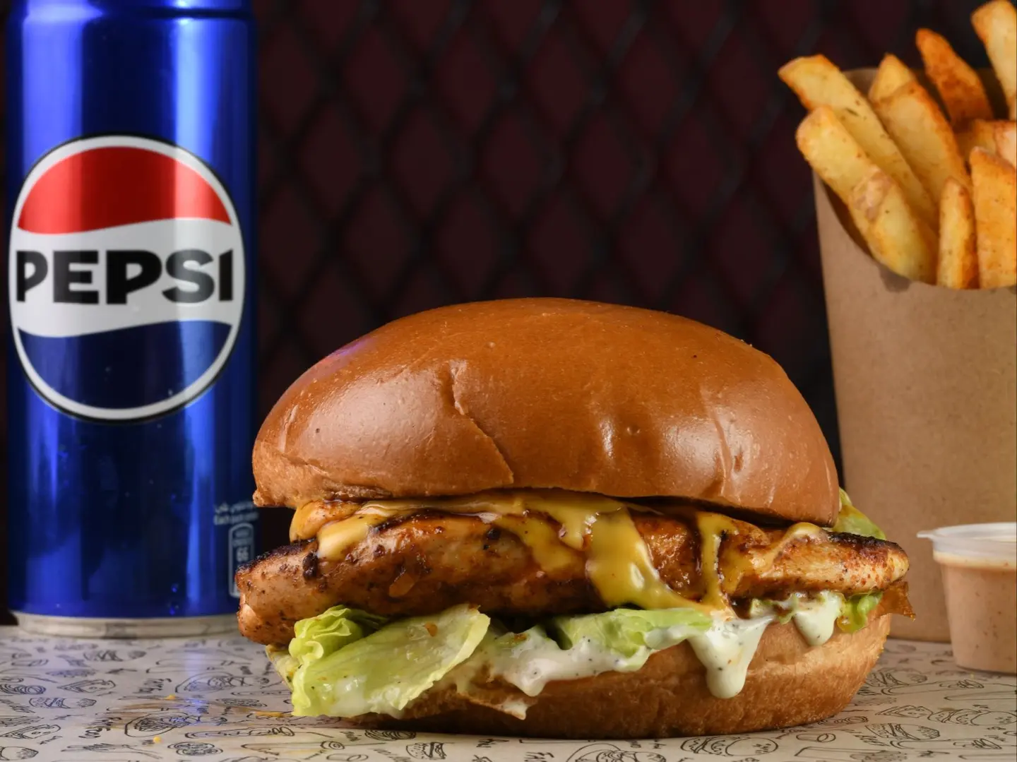 وجبة دجاج مشوي