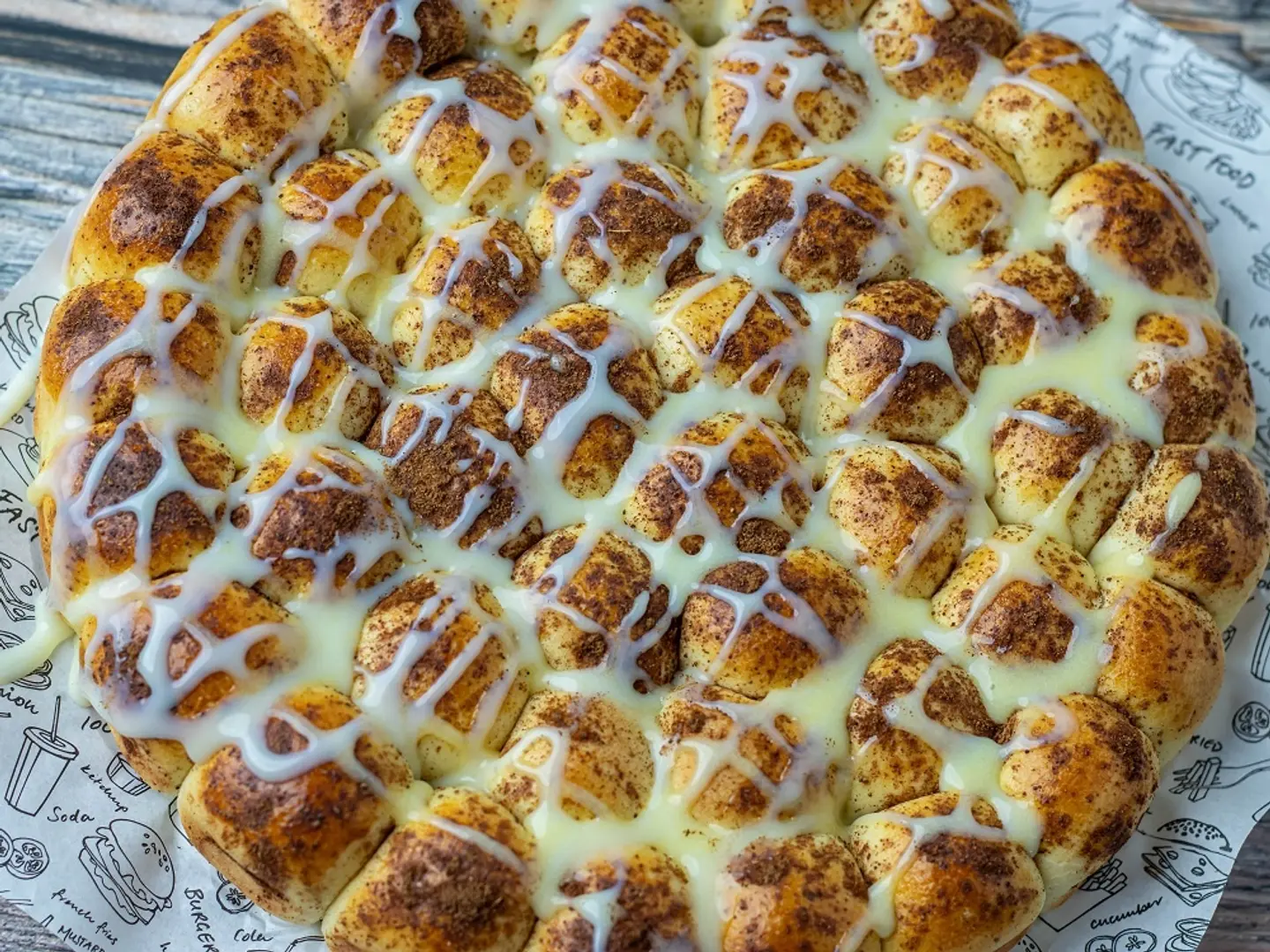 Cinnamon Roll With Nestle Sauce   Small