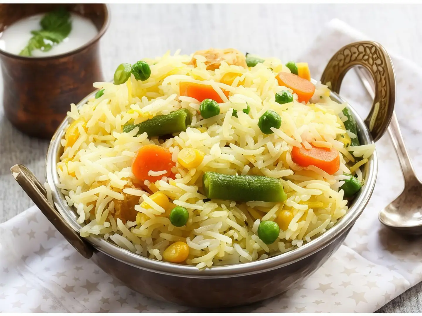 Biryani Rice With Vegetables For One Person